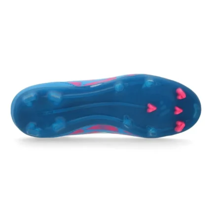 Adidas F50 League FG/AG Reemergence - Solar Blue/Footwear White/Solar Pink Kids - Image 2