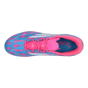 Adidas F50 League FG/AG Reemergence - Solar Blue/Footwear White/Solar Pink - Image 4