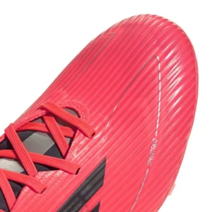 Adidas F50 League FG/AG Vivid Horizon - Turbo/Aurora Black/Platin Metallic - Image 5