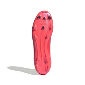 Adidas F50 League FG/AG Vivid Horizon - Turbo/Aurora Black/Platin Metallic - Image 2