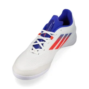 Adidas F50 League IN Advancement - Footwear White/Solar Red/Lucid Blue - Image 7