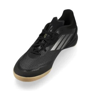 Adidas F50 League IN Dark Spark - Core Black/Iron Metal/Gold Metallic - Image 7