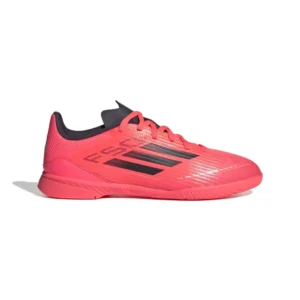 Adidas F50 League IN Vivid Horizon - Turbo/Aurora Black/Platin Metallic Kids - Image 1