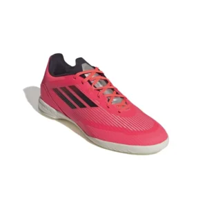 Adidas F50 League IN Vivid Horizon - Turbo/Aurora Black/Platin Metallic - Image 4