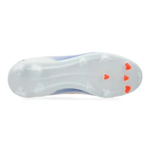 Adidas F50 League Laceless FG/AG Advancement - Footwear White/Solar Red/Lucid Blue Kids - Image 2