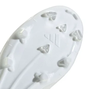 Adidas F50 League Laceless FG/AG Day Spark - Footwear White/Gold Metallic/Footwear White - Image 5
