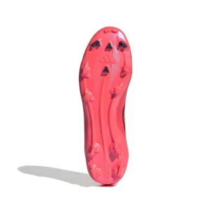 Adidas F50 League Laceless FG/AG Vivid Horizon - Turbo/Aurora Black/Platin Metallic - Image 2