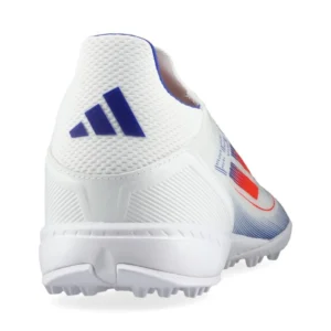 Adidas F50 League Laceless TF Advancement - Footwear White/Solar Red/Lucid Blue - Image 6