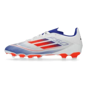 Adidas F50 League MG Advancement - Footwear White/Solar Red/Lucid Blue Kids - Image 3