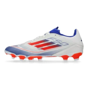 Adidas F50 League MG Advancement - Footwear White/Solar Red/Lucid Blue - Image 3