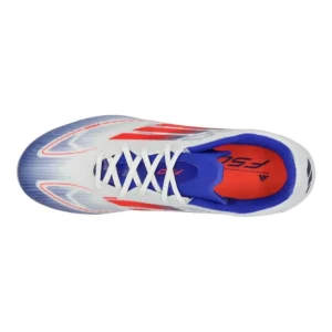 Adidas F50 League MG Advancement - Footwear White/Solar Red/Lucid Blue - Image 4