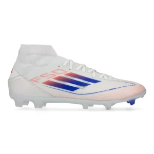 Adidas F50 League Mid FG/AG Advancement - Footwear White/Solar Red/Lucid Blue Women - Image 1