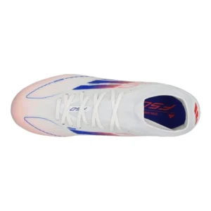Adidas F50 League Mid FG/AG Advancement - Footwear White/Solar Red/Lucid Blue Women - Image 4