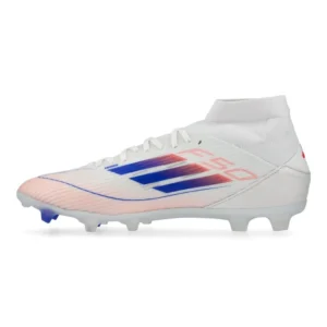 Adidas F50 League Mid FG/AG Advancement - Footwear White/Solar Red/Lucid Blue Women - Image 3
