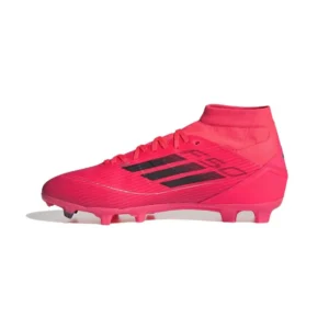 Adidas F50 League Mid FG/AG Vivid Horizon - Turbo/Aurora Black/Platin Metallic Women - Image 3