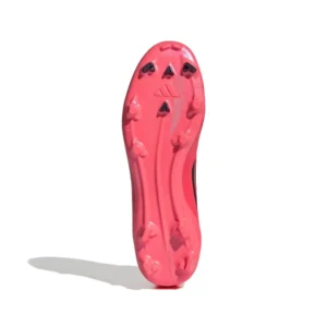Adidas F50 League Mid FG/AG Vivid Horizon - Turbo/Aurora Black/Platin Metallic - Image 2
