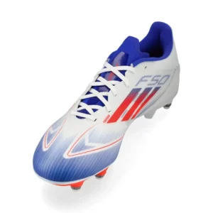 Adidas F50 League SG Advancement - Footwear White/Solar Red/Lucid Blue - Image 7