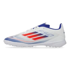 Adidas F50 League TF Advancement - Footwear White/Solar Red/Lucid Blue Kids - Image 3