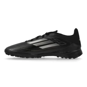 Adidas F50 League TF Dark Spark - Core Black/Iron Metal/Gold Metallic Kids - Image 3