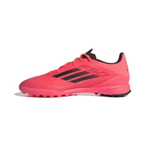 Adidas F50 League TF Vivid Horizon - Turbo/Aurora Black/Platin Metallic - Image 3