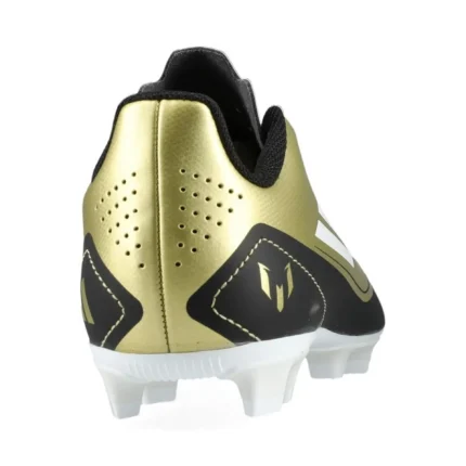 Adidas F50 Messi Club FxG Triunfo Dorado - Gold Metallic/Footwear White/Core Black Kids - Image 6