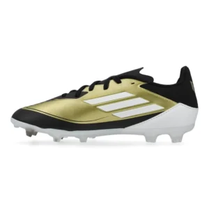 Adidas F50 Messi League FG/AG Triunfo Dorado - Gold Metallic/Footwear White/Core Black Kids - Image 3