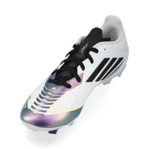 Adidas F50 Messi League FG/AG Triunfo Estelar - Footwear White/Core Black/Unity Purple Kids - Image 7