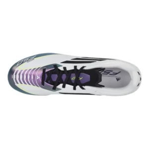Adidas F50 Messi League FG/AG Triunfo Estelar - Footwear White/Core Black/Unity Purple - Image 4