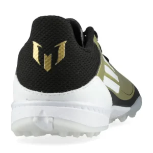 Adidas F50 Messi League TF Triunfo Dorado - Gold Metallic/Footwear White/Core Black Kids - Image 6