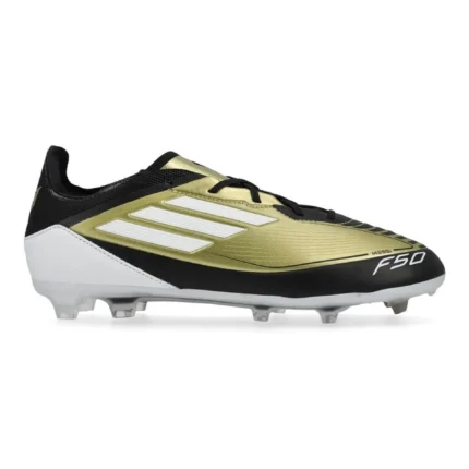 Adidas F50 Messi Pro FG Triunfo Dorado - Gold Metallic/Footwear White/Core Black Kids - Image 1