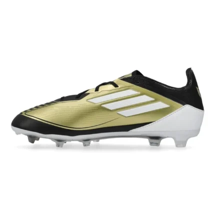 Adidas F50 Messi Pro FG Triunfo Dorado - Gold Metallic/Footwear White/Core Black Kids - Image 3