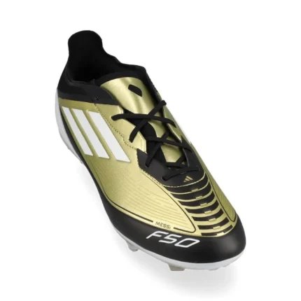 Adidas F50 Messi Pro FG Triunfo Dorado - Gold Metallic/Footwear White/Core Black Kids - Image 5