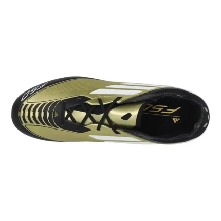 Adidas F50 Messi Pro FG Triunfo Dorado - Gold Metallic/Footwear White/Core Black Kids - Image 4