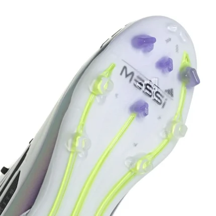 Adidas F50 Messi Pro FG Triunfo Estelar - Footwear White/Core Black/Unity Purple Kids - Image 2