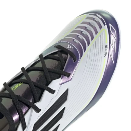 Adidas F50 Messi Pro FG Triunfo Estelar - Footwear White/Core Black/Unity Purple Kids - Image 3