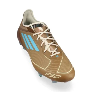 Adidas F50 Messi X Bad Bunny Elite FG - Cardboard/Cream White/Bright Cyan Limited Edition - Image 5