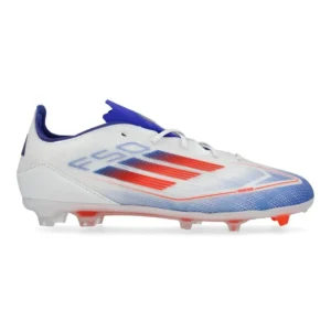 Adidas F50 Pro FG Advancement - Footwear White/Solar Red/Lucid Blue Kids - Image 1
