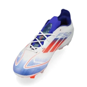 Adidas F50 Pro FG Advancement - Footwear White/Solar Red/Lucid Blue Kids - Image 7
