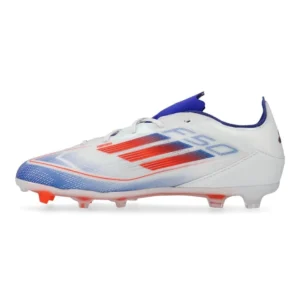 Adidas F50 Pro FG Advancement - Footwear White/Solar Red/Lucid Blue Kids - Image 3
