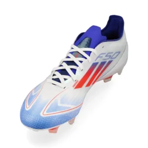 Adidas F50 Pro FG Advancement - Footwear White/Solar Red/Lucid Blue - Image 7