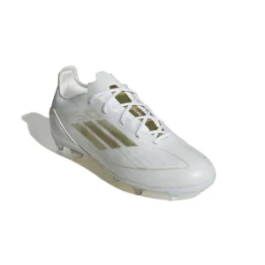 Adidas F50 Pro FG Day Spark - Footwear White/Gold Metallic/Footwear White Kids - Image 3