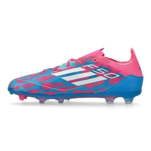 Adidas F50 Pro FG Reemergence - Solar Blue/Footwear White/Solar Pink Kids - Image 3