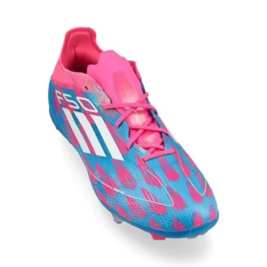Adidas F50 Pro FG Reemergence - Solar Blue/Footwear White/Solar Pink Kids - Image 5