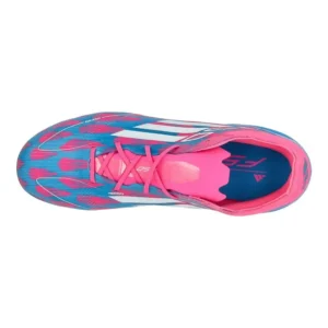 Adidas F50 Pro FG Reemergence - Solar Blue/Footwear White/Solar Pink Kids - Image 4