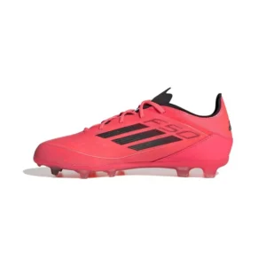 Adidas F50 Pro FG Vivid Horizon - Turbo/Aurora Black/Platin Metallic Kids - Image 3