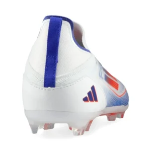 Adidas F50 Pro Laceless FG Advancement - Footwear White/Solar Red/Lucid Blue Kids - Image 6