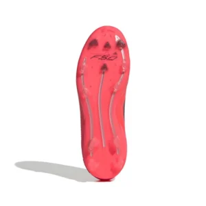 Adidas F50 Pro Laceless FG Vivid Horizon - Turbo/Aurora Black/Platin Metallic Kids - Image 2