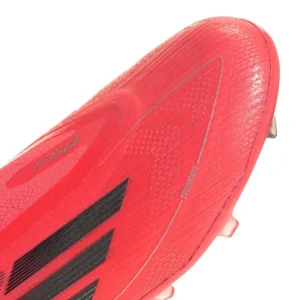 Adidas F50 Pro Laceless FG Vivid Horizon - Turbo/Aurora Black/Platin Metallic Kids - Image 4