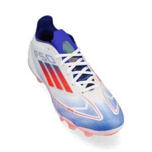 Adidas F50 Pro MG Advancement - Footwear White/Solar Red/Lucid Blue - Image 5