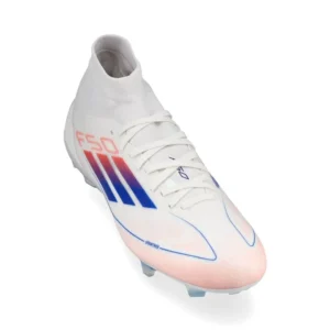 Adidas F50 Pro Mid FG Advancement - Footwear White/Solar Red/Lucid Blue Women - Image 5